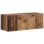 Casa si Gradina - Mobilier - Comode si corpuri - Comode - Dulap TV de perete Pe perete 2 pcs Lemn Vechi 60 x 31 x 29.5 cm - Infinity.ro