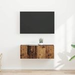 Casa si Gradina - Mobilier - Comode si corpuri - Comode - Dulap TV de perete Pe perete 2 pcs Lemn Vechi 60 x 31 x 29.5 cm - Infinity.ro