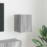 Casa si Gradina - Mobilier - Comode si corpuri - Comode - Dulap TV de perete Gri Sonoma 30 x 31 x 40 cm Lemn compozit - Infinity.ro