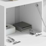 Casa si Gradina - Mobilier - Comode si corpuri - Comode - Dulap TV de perete Alb 60 x 31 x 29.5 cm Lemn compozit - Infinity.ro