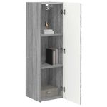 Casa si Gradina - Mobilier - Comode si corpuri - Comode - Dulap TV de perete Gri Sonoma 30 x 31 x 100 cm Lemn compozit - Infinity.ro