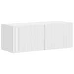 Casa si Gradina - Mobilier - Comode si corpuri - Comode - Dulap TV de perete Pe perete 2 pcs Alb Lucios 60 x 31 x 29.5 cm - Infinity.ro