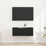 Casa si Gradina - Mobilier - Comode si corpuri - Comode - Dulap TV de perete 2 pcs Negru 60 x 31 x 29.5 cm Lemn compozit - Infinity.ro