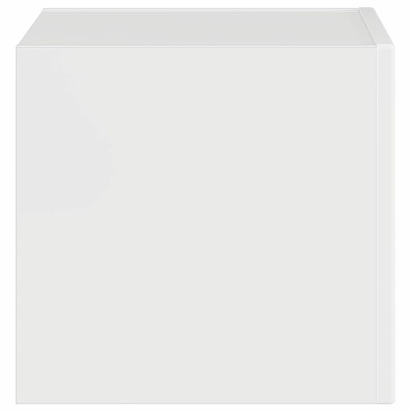 Casa si Gradina - Mobilier - Comode si corpuri - Comode - Dulap TV de perete Alb Lucios 60 x 31 x 29.5 cm Lemn compozit - Infinity.ro
