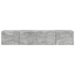 Casa si Gradina - Mobilier - Comode si corpuri - Comode - Dulap TV de perete 2 pcs Beton 60 x 31 x 29.5 cm Lemn compozit - Infinity.ro