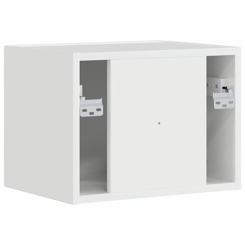 Casa si Gradina - Mobilier - Comode si corpuri - Comode - Dulap TV de perete Alb Lucios 60 x 31 x 29.5 cm Lemn compozit - Infinity.ro