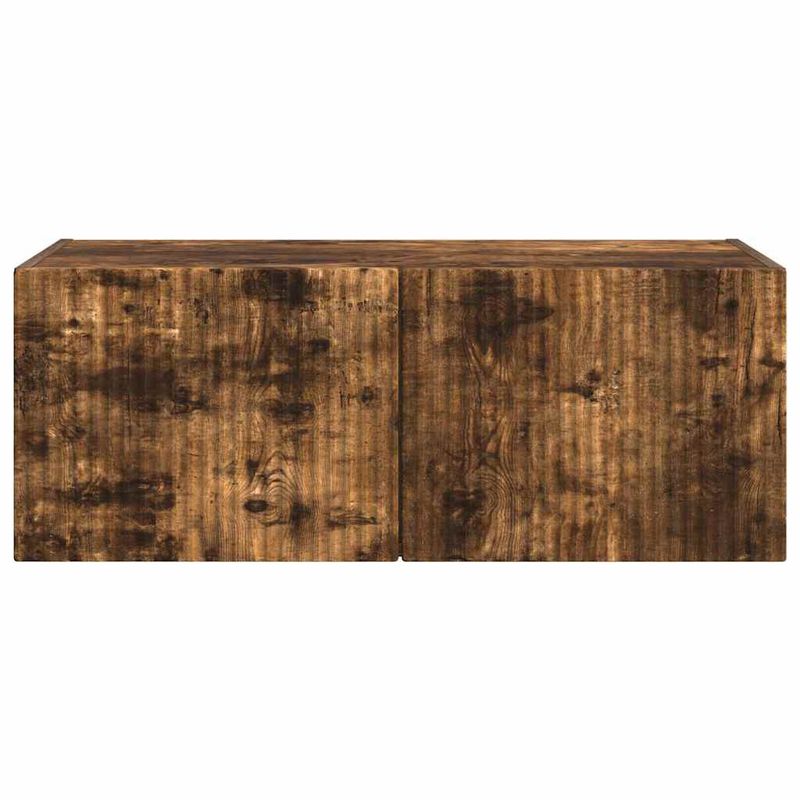 Casa si Gradina - Mobilier - Comode si corpuri - Comode - Dulap TV de perete Pe perete Stejar fumuriu 60 x 31 x 29.5 cm - Infinity.ro