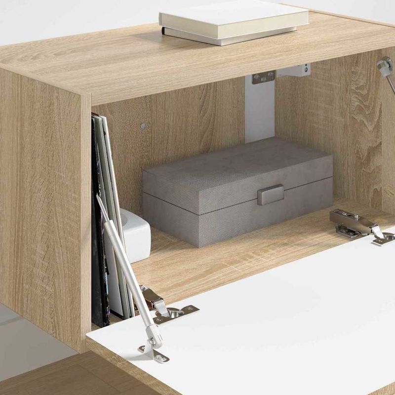 Casa si Gradina - Mobilier - Comode si corpuri - Comode - Dulap TV de perete Sonoma 60 x 31 x 29.5 cm Lemn compozit - Infinity.ro