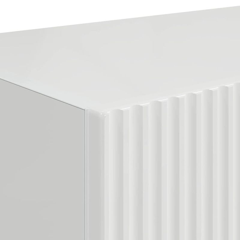 Casa si Gradina - Mobilier - Comode si corpuri - Comode - Dulap TV de perete Alb Lucios 60 x 31 x 29.5 cm Lemn compozit - Infinity.ro