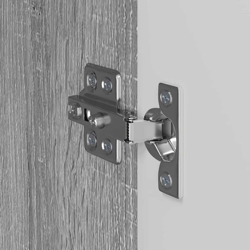 Casa si Gradina - Mobilier - Comode si corpuri - Comode - Dulap TV de perete Pe perete 2 pcs Gri Sonoma 59,5 x 31 x 40 cm - Infinity.ro