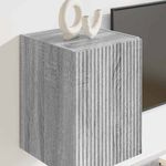 Casa si Gradina - Mobilier - Comode si corpuri - Comode - Dulap TV de perete Gri Sonoma 30 x 31 x 40 cm Lemn compozit - Infinity.ro
