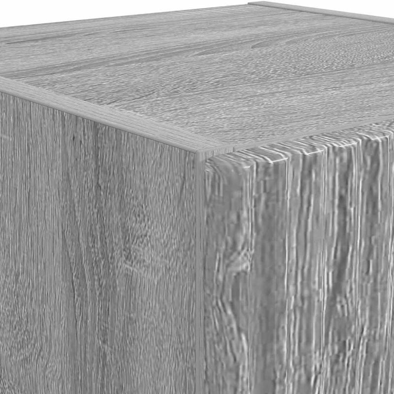 Casa si Gradina - Mobilier - Comode si corpuri - Comode - Dulap TV de perete Gri Sonoma 30 x 31 x 100 cm Lemn compozit - Infinity.ro