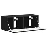 Casa si Gradina - Mobilier - Comode si corpuri - Comode - Dulap TV de perete 2 pcs Negru 60 x 31 x 29.5 cm Lemn compozit - Infinity.ro