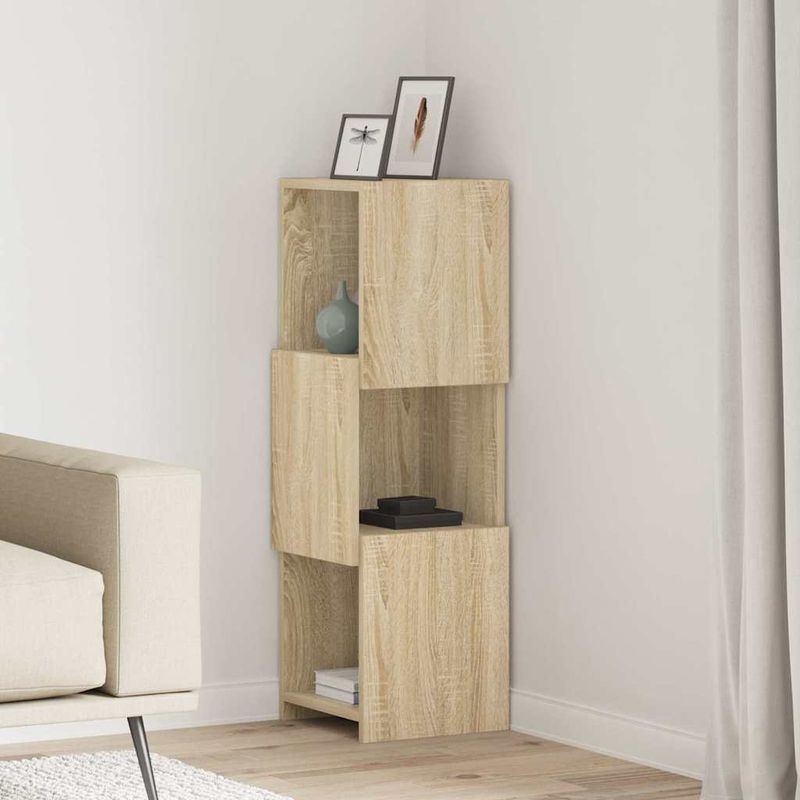 Casa si Gradina - Mobilier - Dulapuri si sifoniere - Dulapuri - Dulap de colt Alb 30,5x30x95cm Lemn compozit - Infinity.ro