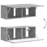 Casa si Gradina - Mobilier - Comode si corpuri - Comode - Dulap TV de perete 2 pcs Beton 60 x 31 x 29.5 cm Lemn compozit - Infinity.ro
