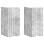 Casa si Gradina - Mobilier - Comode si corpuri - Comode - Dulap TV de perete 2 pcs Beton 30 x 31 x 60 cm Lemn compozit - Infinity.ro