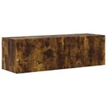 Casa si Gradina - Mobilier - Comode si corpuri - Comode - Dulap TV de perete 2 pcs Stejar fumuriu 60 x 31 x 29.5 cm - Infinity.ro