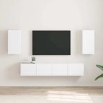 Casa si Gradina - Mobilier - Comode si corpuri - Comode - Dulap TV de perete 2 pcs Alb 30 x 31 x 60 cm Lemn compozit - Infinity.ro