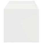 Casa si Gradina - Mobilier - Comode si corpuri - Comode - Dulap TV de perete Pe perete 2 pcs Alb Lucios 60 x 31 x 29.5 cm - Infinity.ro