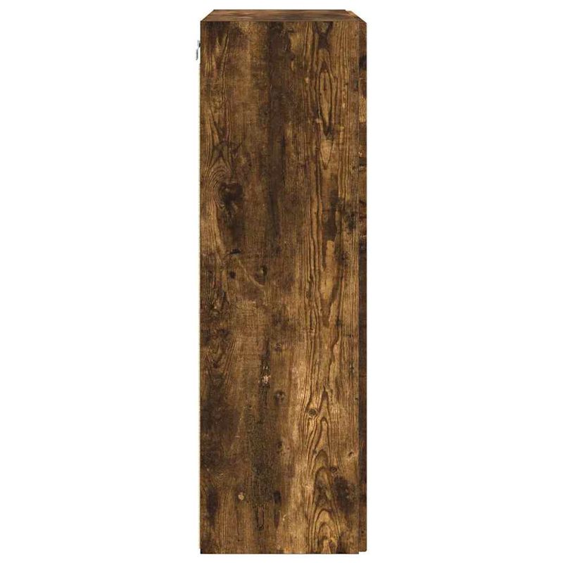 Casa si Gradina - Mobilier - Comode si corpuri - Comode - Dulap TV de perete Pe perete Stejar fumuriu 59,5 x 31 x 100 cm - Infinity.ro