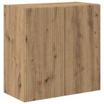 Casa si Gradina - Mobilier - Comode si corpuri - Comode - Dulap TV de perete Pe perete Stejar Artizanal 59,5 x 31 x 60 cm - Infinity.ro