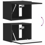 Casa si Gradina - Mobilier - Comode si corpuri - Comode - Dulap TV de perete 2 pcs Negru 60 x 31 x 29.5 cm Lemn compozit - Infinity.ro