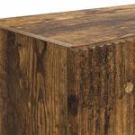 Casa si Gradina - Mobilier - Comode si corpuri - Comode - Dulap TV de perete Pe perete Stejar fumuriu 59,5 x 31 x 100 cm - Infinity.ro