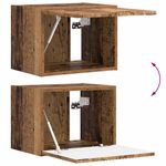 Casa si Gradina - Mobilier - Comode si corpuri - Comode - Dulap TV de perete Pe perete 2 pcs Lemn Vechi 60 x 31 x 29.5 cm - Infinity.ro