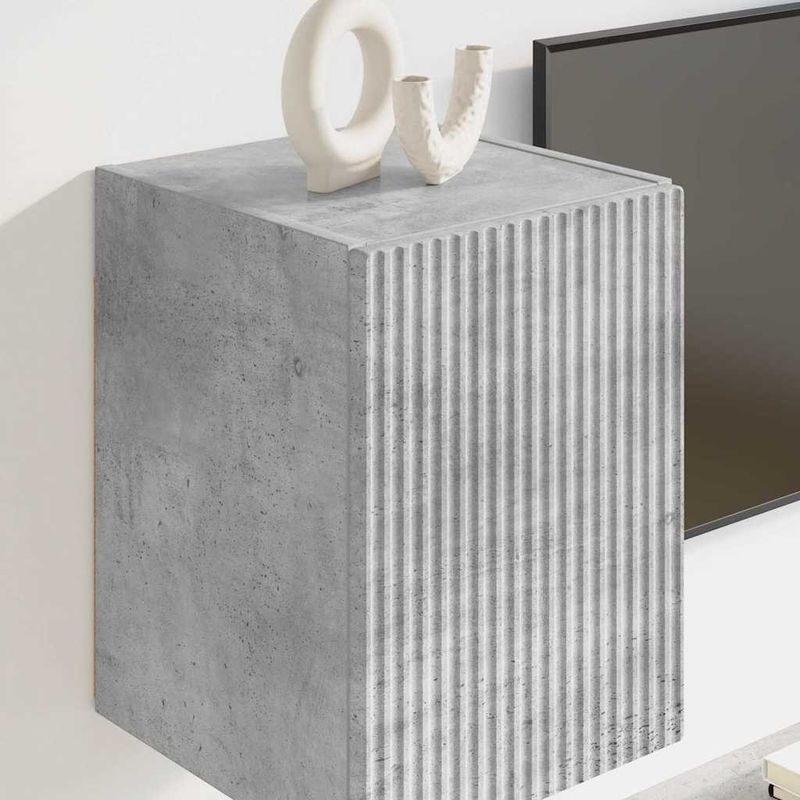 Casa si Gradina - Mobilier - Comode si corpuri - Comode - Dulap TV de perete Beton 30 x 31 x 40 cm Lemn compozit - Infinity.ro