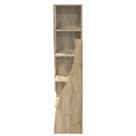 Casa si Gradina - Mobilier - Dulapuri si sifoniere - Dulapuri - Dulap de colt Alb 32x32x140cm Lemn compozit - Infinity.ro
