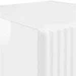 Casa si Gradina - Mobilier - Comode si corpuri - Comode - Dulap TV de perete Pe perete 2 pcs Alb Lucios 30 x 31 x 100 cm - Infinity.ro