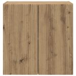 Casa si Gradina - Mobilier - Comode si corpuri - Comode - Dulap TV de perete Pe perete Stejar Artizanal 59,5 x 31 x 60 cm - Infinity.ro