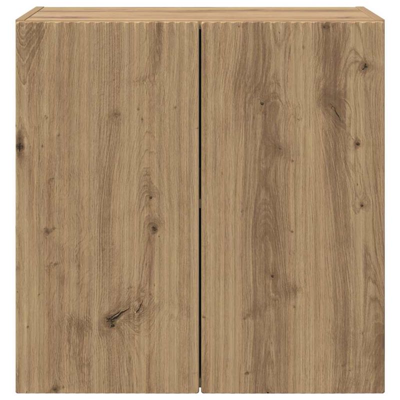 Casa si Gradina - Mobilier - Comode si corpuri - Comode - Dulap TV de perete Pe perete Stejar Artizanal 59,5 x 31 x 60 cm - Infinity.ro