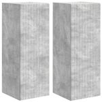 Casa si Gradina - Mobilier - Comode si corpuri - Comode - Dulap TV de perete 2 pcs Beton 30 x 31 x 80 cm Lemn compozit - Infinity.ro