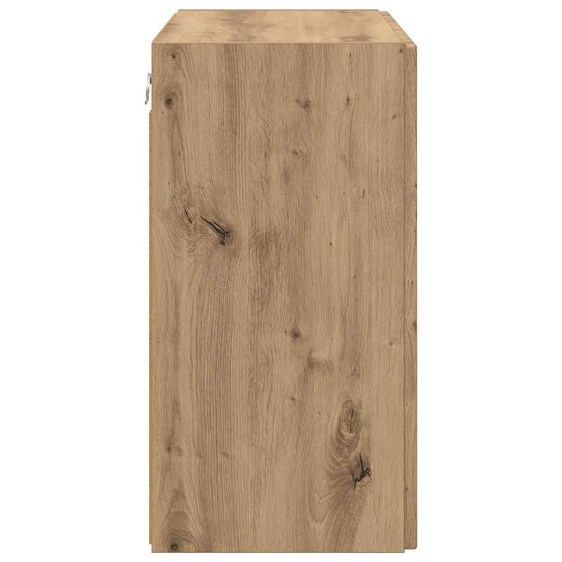 Casa si Gradina - Mobilier - Comode si corpuri - Comode - Dulap TV de perete Pe perete Stejar Artizanal 59,5 x 31 x 60 cm - Infinity.ro