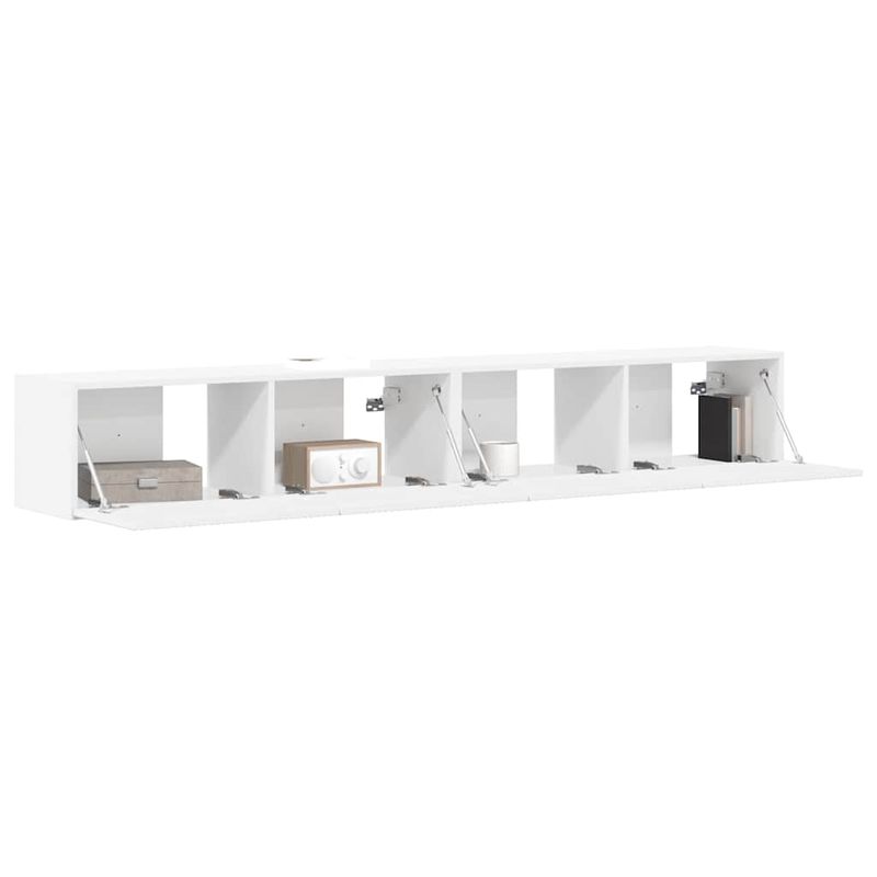 Casa si Gradina - Mobilier - Comode si corpuri - Comode - Dulap TV de perete 2 pcs Alb 60 x 31 x 29.5 cm Lemn compozit - Infinity.ro