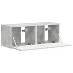Casa si Gradina - Mobilier - Comode si corpuri - Comode - Dulap TV de perete 2 pcs Beton 60 x 31 x 29.5 cm Lemn compozit - Infinity.ro