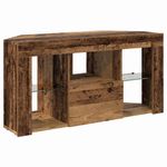 Casa si Gradina - Mobilier - Comode si corpuri - Comode - Sifonier LED pentru TV coltar Lemn Vechi 107 x 40 x 50 cm - Infinity.ro