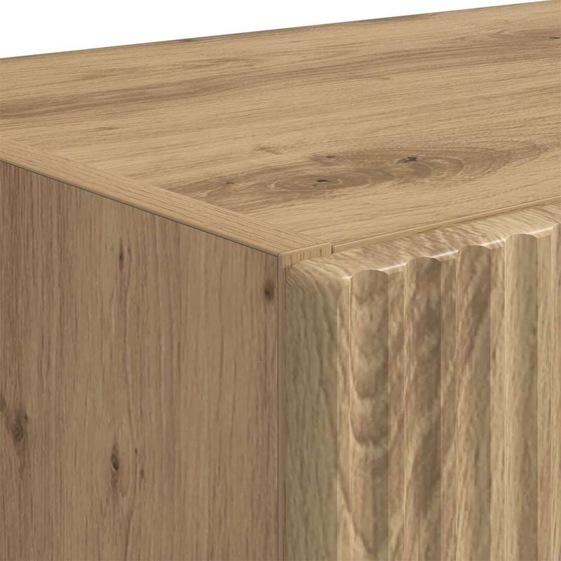 Casa si Gradina - Mobilier - Comode si corpuri - Comode - Dulap TV de perete Pe perete Stejar Artizanal 59,5 x 31 x 60 cm - Infinity.ro