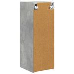 Casa si Gradina - Mobilier - Comode si corpuri - Comode - Dulap TV de perete 2 pcs Beton 30 x 31 x 80 cm Lemn compozit - Infinity.ro