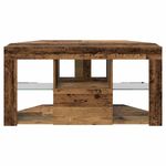 Casa si Gradina - Mobilier - Comode si corpuri - Comode - Sifonier LED pentru TV coltar Lemn Vechi 107 x 40 x 50 cm - Infinity.ro