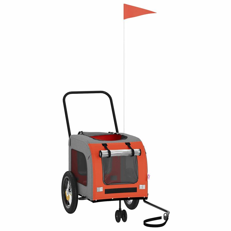 Petshop - Accesorii petshop - Culcusuri si custi - Genti si articole transport - Remorca de bicicleta pentru animale de companie cu depozitare - Infinity.ro