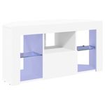 Casa si Gradina - Mobilier - Comode si corpuri - Comode - Sifonier LED pentru TV coltar Pe perete Alb 100 x 40 x 50 cm - Infinity.ro