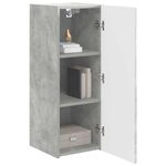 Casa si Gradina - Mobilier - Comode si corpuri - Comode - Dulap TV de perete 2 pcs Beton 30 x 31 x 80 cm Lemn compozit - Infinity.ro