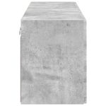 Casa si Gradina - Mobilier - Comode si corpuri - Comode - Dulap TV de perete 2 pcs Gri din beton 59,5 x 31 x 40 cm - Infinity.ro