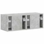 Casa si Gradina - Mobilier - Comode si corpuri - Comode - Dulap TV de perete 2 pcs Beton 60 x 31 x 29.5 cm Lemn compozit - Infinity.ro