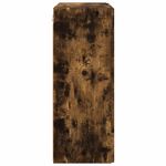 Casa si Gradina - Mobilier - Comode si corpuri - Comode - Dulap TV de perete Pe perete Stejar fumuriu 59,5 x 31 x 80 cm - Infinity.ro