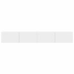 Casa si Gradina - Mobilier - Comode si corpuri - Comode - Dulap TV de perete 2 pcs Alb 60 x 31 x 29.5 cm Lemn compozit - Infinity.ro