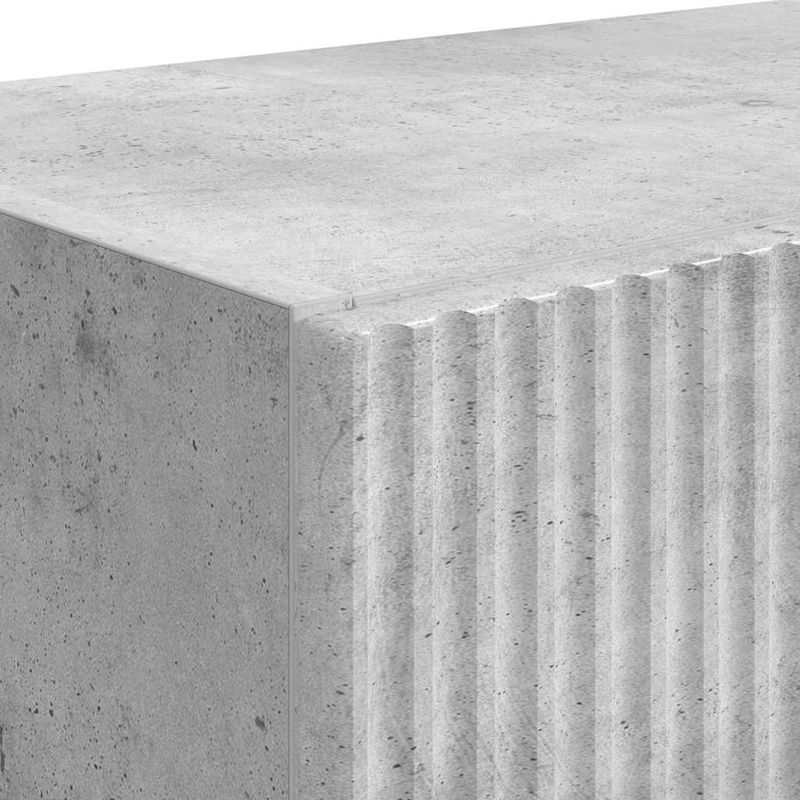 Casa si Gradina - Mobilier - Comode si corpuri - Comode - Dulap TV de perete 2 pcs Gri din beton 59,5 x 31 x 40 cm - Infinity.ro