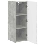 Casa si Gradina - Mobilier - Comode si corpuri - Comode - Dulap TV de perete 2 pcs Beton 30 x 31 x 80 cm Lemn compozit - Infinity.ro